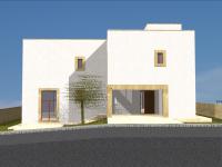 Front facade, 3D representation